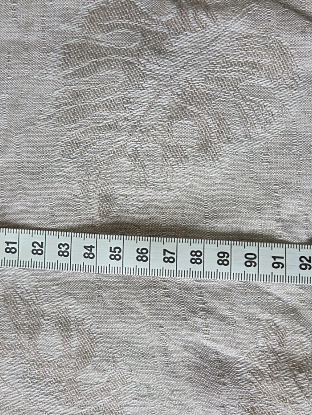 Beautiful Linen White and Beige Dress. Like New - Picture 10 of 10